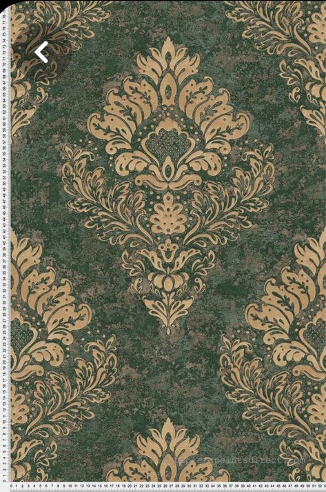 Baroque Art Design, Baroque Wallpaper, Baroque Motifs, Antique Interior Design, Nail Salon Interior Design, Bronze Wallpaper, Nail Salon Interior, Art Baroque, Modern Baroque