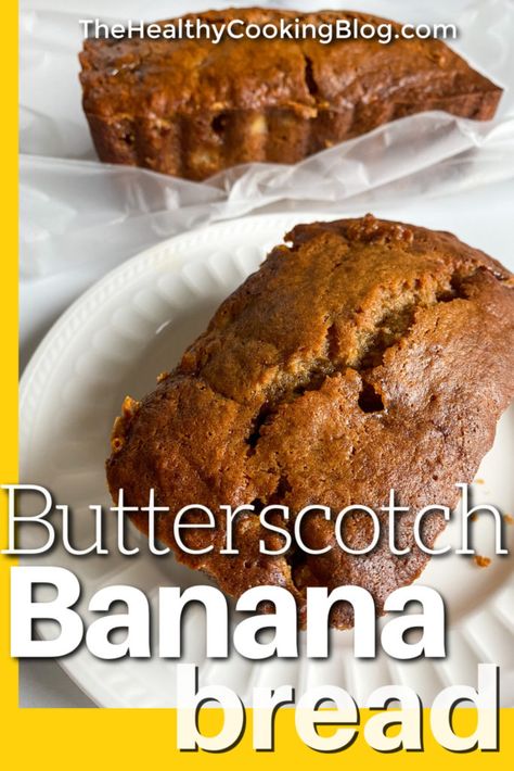 Butterscotch Bread, Banana Butterscotch, Make Ahead Brunch, Freezer Friendly Meals, Homemade Food Gifts, Christmas Recipes Easy, Yummy Dessert, Banana Nut Bread, Nut Bread