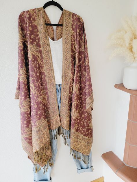 Gold Kimono, Festival Kimono, Sparkle Cardigan, Sequin Vest, Velvet Cardigan, Red Kimono, Light Cardigan, Gold Jacket, Kimono Sweater