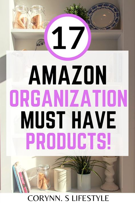 Aesthetically Pleasing Organization, Amazon Must Haves For Organization, Amazon Home Organization Must Haves, Best Organizing Products, Organize Miscellaneous Items, Amazon Storage Finds, Amazon Organization Products, Home Organization Amazon, Must Have Amazon Finds