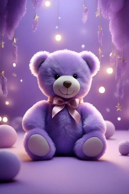 Purple Teddy Bear Wallpaper, Disney Princess Pets, Teddy Bear Quotes, Bed Sheet Painting Design, Purple Teddy Bear, Red Roses Wallpaper, Dark Purple Wallpaper, Teddy Bear Wallpaper, Violet Pastel