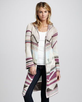 Lima Printed Cardigan at CUSP. Southwest Boho, Free People Summer, Duster Cardigan Sweater, Free People Jacket, Boho Patterns, Duster Cardigan, Printed Cardigan, Aztec Print, Cardigan Tops