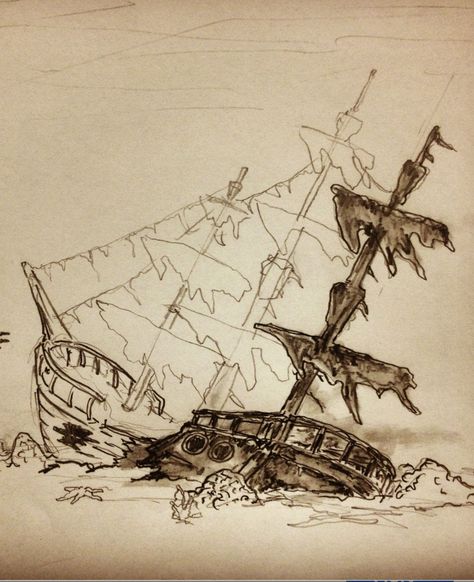 Pirate Beach Aesthetic, Pirate Aesthetic Drawing, Pirate Ship Reference, Pirate Hat Drawing, Pirate Sketch, Pirate Ship Drawing, Pirate Illustration, Ship Sketch, Pirate Books