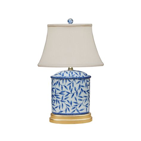 Lamps Blue, Table Lamps Living Room, Porcelain Lamp, Jar Lamp, Lamp Socket, White Table Lamp, White Leaf, Bedroom Lamps, Leaf Table