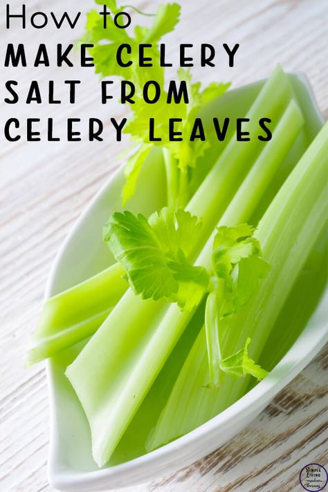 Dehydrated Celery Leaves, How To Make Celery Salt, Celery Salt Recipes, Celery Leaves Recipe, Celery Leaves What To Do With, Recipes Using Celery, Dehydrated Veggies, Flavored Salt, Celery Leaves