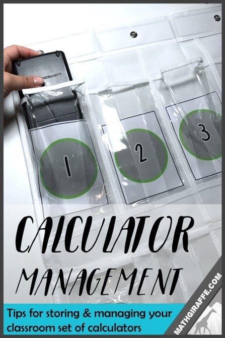 Managing a Class Set of Calculators Calculator Organization Classroom, Middle School Classroom Management, Classroom Management Ideas, Teaching Algebra, Math Coach, Middle School Math Classroom, Organizational Ideas, Math Education, Classroom Procedures