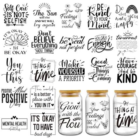 Boho Motifs, Sticker Sayings, Diy Mug, Trendy Stickers, Cup Sublimation, Cup Stickers, Black Sheets, Boho Chic Design, Mug Crafts