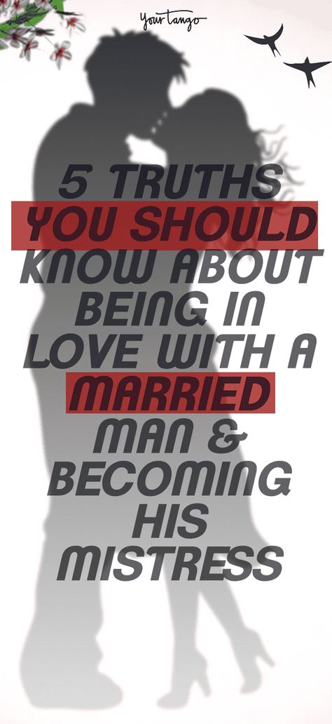 5 Truths You Should Know About Being In Love With A Married Man & Becoming His Mistress | Robyn Wahlgast | YourTango #marriage #advice #married #mistress #husband Dating Married Men Quotes Truths, Im In Love With A Married Man, Quotes About Loving A Married Man, I Love A Married Man Quotes, Cheating With A Married Man, Talking To A Married Man Quotes, Affair Quotes Married Man, Women Who Have Affairs With Married Men, Being In Love With A Married Man