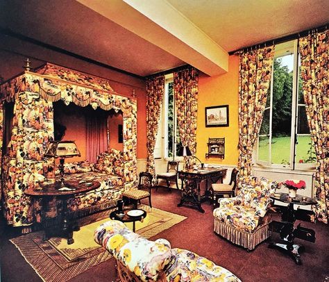 Henri Samuel Manhattan Bedroom, Sister Parish, Albert Hadley, Elsie De Wolfe, American Interior, Retro Interior, Victorian Art, French Furniture, American Country