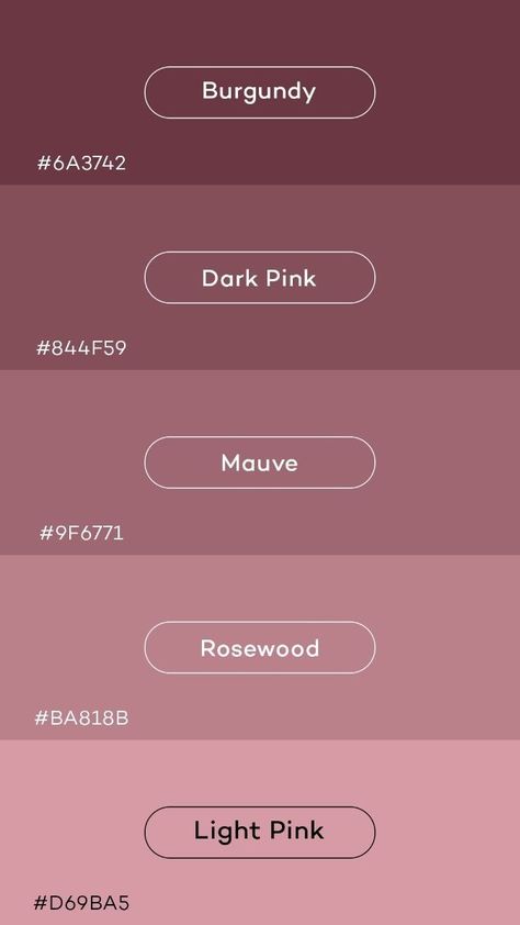 Light Pink Shades Color Palettes, Pink And Neutral Color Palette, Pink Complementary Colors, Muted Pink Color Palette, Gradient Colour Palette, Gradient Color Palette, Vegan Magazine, Pink Nail Colors, Cool Color Palette