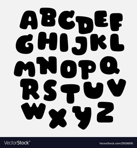 Doodle black bubble font collection vector image on VectorStock bold fonts, retro typography, vintage graphic design, lettering alphabet fonts, lettering fonts alphabet, typography alphabet, typography alphabet fonts #typographyfonts, #retrofont, #funfonts, #fontideas, #modernfonts 👉 Visit our site for the full collection of fonts Block Letters Font Alphabet, Bubbly Fonts, Fonts Bubble, Fonts Retro, Alphabet Typography, Bubble Letter Fonts, Fonts Handwriting Alphabet, Christmas Fonts Free, Font Bubble