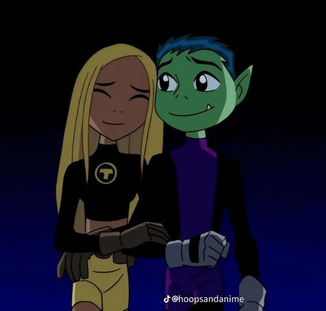 Beastboy And Terra, Terra And Beast Boy, Terra Markov, Old Teen Titans, Titans Fanart, Warner Bros Cartoons, Original Teen Titans, Dc 10, Eye Brows