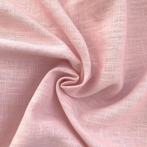 Linen Fabric Texture Textiles, Egyptian Fabric, Clothing Fabric Patterns, Light Pink Dress, Clothes Korean Style, Shirting Fabric, Clothing Fabric, Sustainable Fabric, Dressmaking Fabric