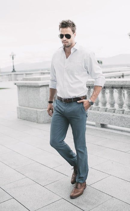 Discover the fashionable art of mastering business casual attire for men. Explore the top 70 best relaxed office and professional attire style ideas. Mens Business Casual, Mens Business Casual Outfits, Business Casual Summer, Quoi Porter, Office Casual Outfit, Mens Fashion Business, Hipster Man, Mens Casual Dress Outfits, Guest Attire