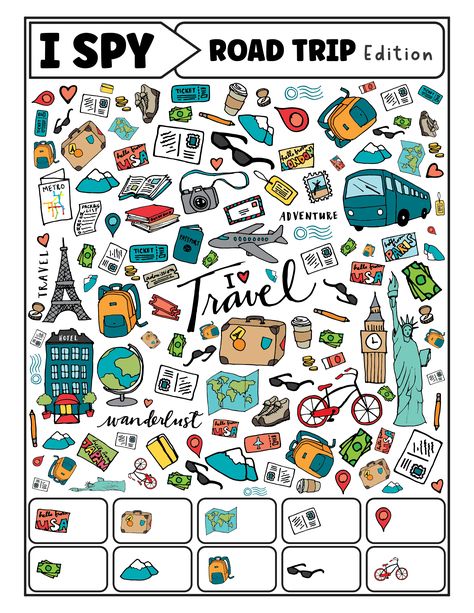 road trip i spy game I Spy Road Trip Printable, Road Trip Map For Kids, Road Trip Things To Do In The Car, Kids Road Trip Activities, I Spy Printables For Kids Free, Road Trip I Spy, Road Trip Printables For Kids, Road Trip Ideas For Kids, Road Trip Activities For Kids