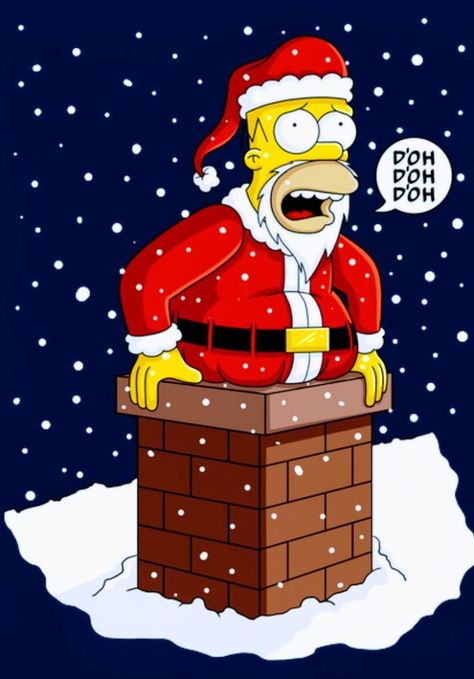 Homer Simpson Christmas, Bart Simpson Christmas, The Simpsons Christmas Wallpaper, Simpsons Christmas Wallpaper, Christmas Simpsons, Simpson Christmas, Christmas Cartoon Pictures, The Simpsons Christmas, Simpsons Christmas