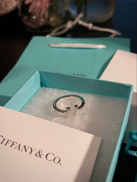 #tiffanyandco #blackpinkrose Tiffany And Co T Ring, Tiffany And Co Silver Ring, Tiffany Rings Casual, Tiffany And Co Ring, Tiffany Ring, Tiffany Rings, Dream Summer, Casual Rings, Fame Dr