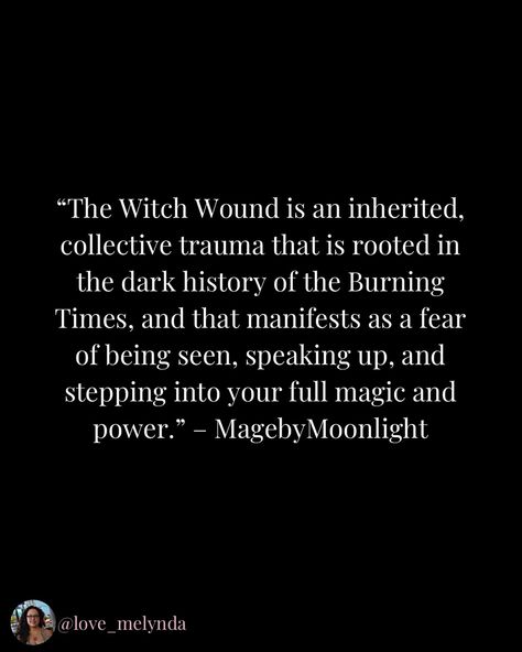 Let me know which quote you resonated with???? #witchwound #witchwoundhealing #theclairsacademy #deephealing #femininewound #takebackyourpower Psychic Quotes Funny, Psychic Quotes, To Burn The Witch Is To Admit Magic Exists, Becoming A Psychic Medium, Feminine Rage, Psychic Fever Weesa, Psychic Memes, Wound Healing, Psychic