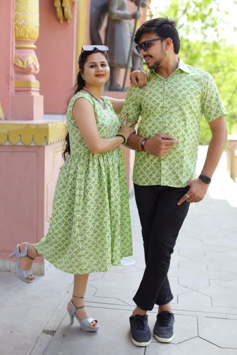 Order Couples matching outfits... Cotton Kurti & men shirt by whatsapp +918875877278 Couples Matching Outfits, Combo Dress, Wedding Couple Poses, Cotton Kurti, Couple Poses, Couples Matching, Men Shirt, Wedding Couple, Couple Posing