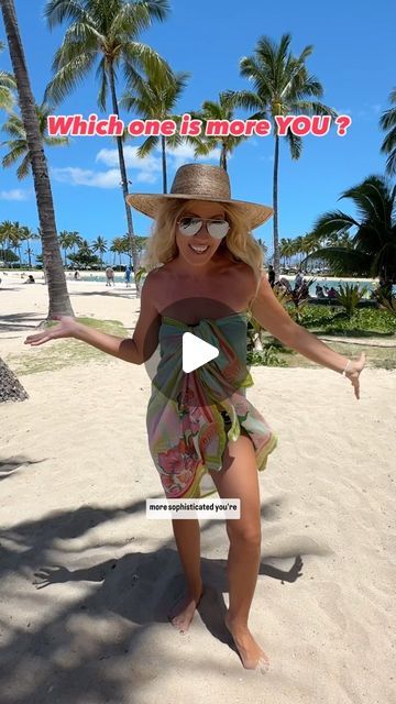 Monica D 🌺 Hawaii 🏖 Beach on Instagram: "Which style is more you ?
*
Let me show you another fun way to wear a sarong / pareo ! You can wear it to the beach , or to the pool!
•
Please let me know if you need any links!
•
•
•
•
•
#pareos #summeroutfitideas #vacationoutfits #fashionhacks 
How to wear a sarong , how to tie a sarong , ways to wear a pareo" Sarong Dress How To Tie A, Diy Sarong How To Make, Beach Sarong Wrap, Sarong Outfit Ideas, How To Wear A Sarong, Sarong Outfit, How To Tie A Sarong, Wrap Bathing Suit, Pareo Sarong