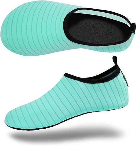 VIFUUR Water Sports Shoes Barefoot Quick-Dry Aqua Yoga Socks Slip-on for Men Women Aqua Yoga, Water Shoes Women, Aqua Socks, Water Shoes For Men, Water Day, Amazon Travel, Yoga Socks, Unisex Shoes, Water Shoes