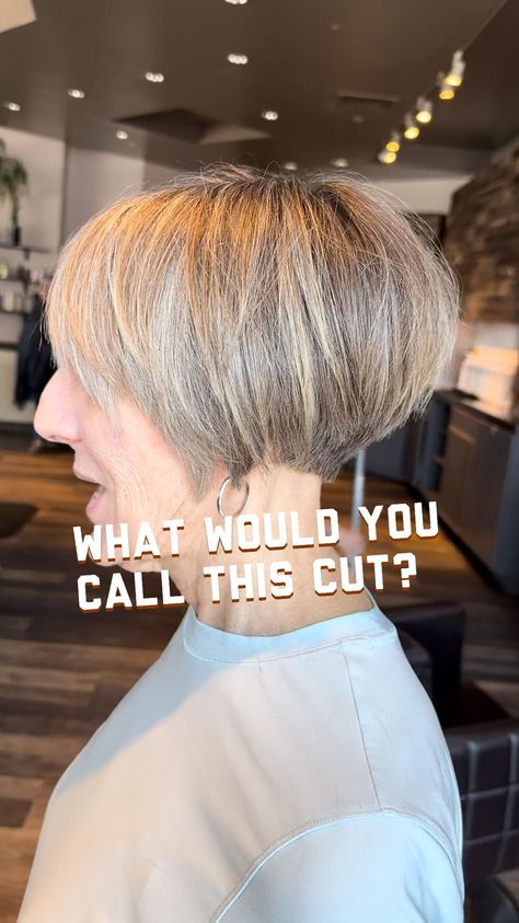 Ray Hornback Bob Haircutting Education | Bob, Bixie, pixie? What would you call this cut? I call it a Bixie for sure, it’s that perfect balance point for clients that like it... | Instagram 2024 Haircut, Very Short Bob, Graduated Bob Haircuts, Graduated Bob, The Ear, Bob Haircuts, Short Bob, You Call, Bobs Haircuts