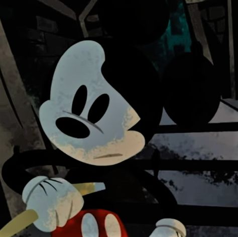 Mickey Mouse Pfp, Mickey Mouse Fanart, Cartoon Guys, Mickey Mouse Icon, Cartoons Characters, Mouse Art, Epic Mickey, Mouse Icon, Oswald The Lucky Rabbit