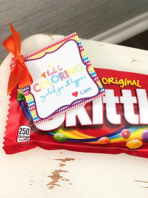 Skittles Gift, Volunteer Gifts, Appreciation Gifts, Teacher Appreciation Gifts, Teacher Appreciation, Mom Life, Teacher Gifts, Valentines Day, Candy