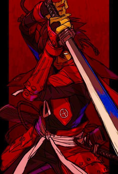 Samurai Anime, Anime Show, Action Pose Reference, Samurai Artwork, 다크 판타지, Japon Illustration, Samurai Art, Fantasy Male, Comics Art