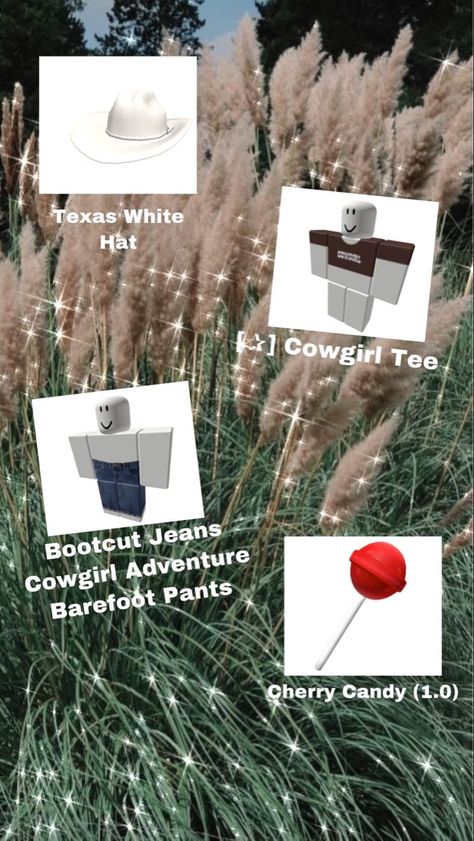 Roblox Cowgirl Outfit Idea🐮 | Roblox codes, Bloxburg decal codes, Cute halloween outfits Bloxburg Cowgirl Outfit Codes, Roblox Cowgirl Outfit, Horse Girl Outfits, Farm Girl Outfits, Cute Snapchat Bitmoji Ideas, Codes Bloxburg, Cute Halloween Outfits, Spiderman Girl, Bloxburg Outfits