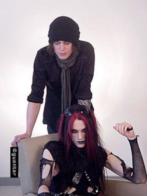 Ville Valo of His Infernal Majesty and Sean Brennan of London After Midnight. Sean Brennan, His Infernal Majesty, London After Midnight, Goth Gifts, How To Impress, Goth Bands, Goth Guys, Goth Music, Emily The Strange