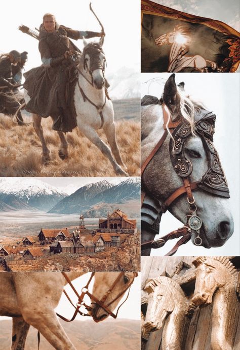 Lotr Horses, Rohan Aesthetic, Rohan Lord Of The Rings, Lotr Artwork, Aesthetic Printouts, Lotr Rohan, Rohan Lotr, Lotr Wallpapers, Lord Of The Rings Aesthetic