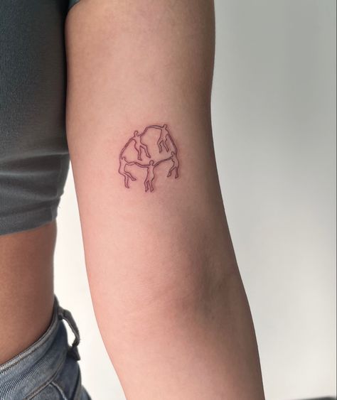 People Tattoo Outline, Small People Tattoo, Growing Up Tattoo, Little People Tattoo, Dancing People Tattoo, Matchbook Tattoo, Matisse Tattoo, Utah Tattoo, People Tattoo