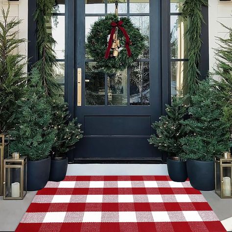 Front porch christmas decor