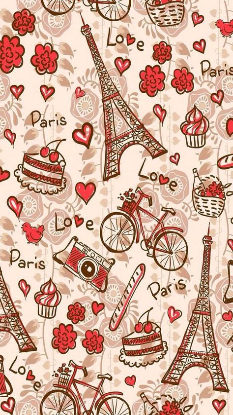 Paris Wallpaper Iphone, Paris Baguette, Whatsapp Background, Paris Illustration, Paris Wallpaper, Whatsapp Wallpaper, I Love Paris, Paris Love, The Eiffel Tower