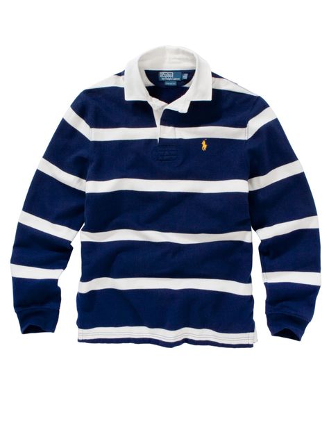 Ralph Lauren Polo Ralph Lauren Stripe Rugby Shirt, Navy/white Football Casual Clothing, Mens Rugby Shirts, Ralph Lauren Rugby Shirt, Polo Shirt Outfits, Shirt Outfit Men, Preppy Mens Fashion, Preppy Men, Dapper Men, Ralph Lauren Outfits