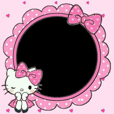 Hello Kitty Picture Frame, Frame Hello Kitty, Hello Kitty Sketch, Hello Kitty Frame, Kitty Sketch, Hello Kitty Birthday Invitations, Hello Kitty Logo, Hello Kitty Invitations