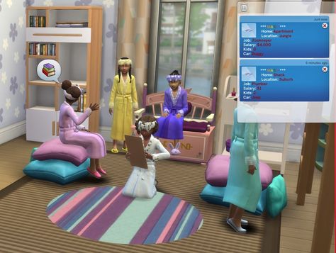 Sims 4 Cc Sleepover Mod, Sims 4 Slumber Party Mod, Sims 4 Sleepover Cc, Sims 4 Sleepover Mod, Ts4 Kids, Sims 4 Jobs, Sims4 House, Sims Finds, Kids Sleepover