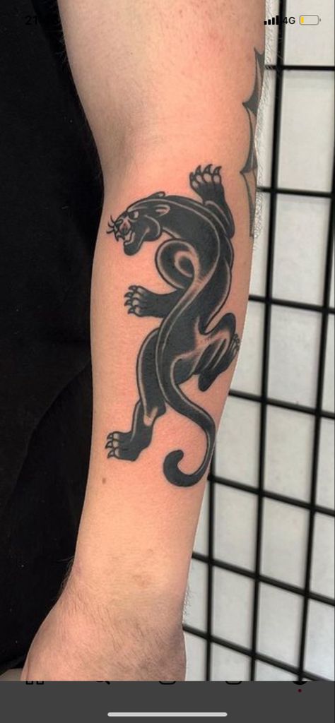 Dark Rib Tattoo, Rib Cage Tattoos For Men, Rib Tattoo Men, Panther Tattoo Meaning, Traditional Tattoo Meanings, Traditional Tattoo Animals, Black Swan Tattoo, Panther Tattoos, Traditional Panther Tattoo