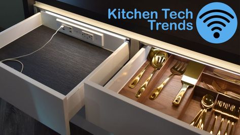 Must Have Kitchen Tech Trends📲 Are your appliances out-dated? The latest in smart kitchens!    #smartkitchen #smartappliances #kitchentechnology Tech Kitchen, High Tech Kitchen, Command Center Kitchen, Smart Refrigerator, Tech Ideas, Kitchen Technology, Kitchen Tech, Smart Oven, Smart Hub