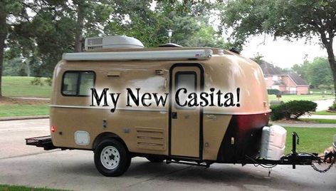 My New Casita Travel Trailer! Casita Camper, Casita Trailer, Casita Travel Trailers, Airstream Caravans, Glamping Trailer, Small Camper Trailers, Airstream Interior, Trailer Decor, Tent Campers