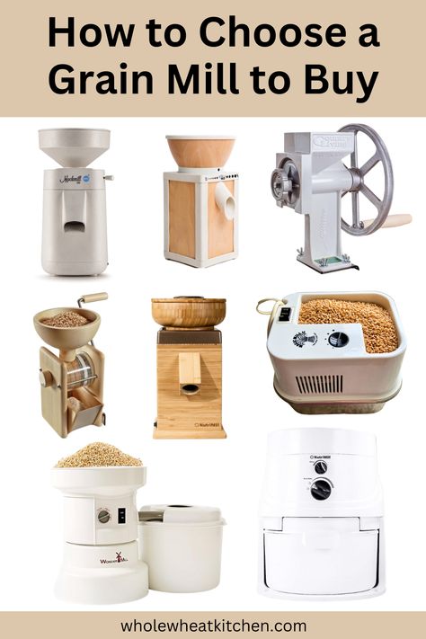 Wheat Milling Machine, How To Mill Wheat, Mill Your Own Flour, Milling Your Own Flour, Nutrimill Grain Mill, Grain Mill Diy, How To Mill Flour, Milling Flour At Home, Grain Mill Recipes