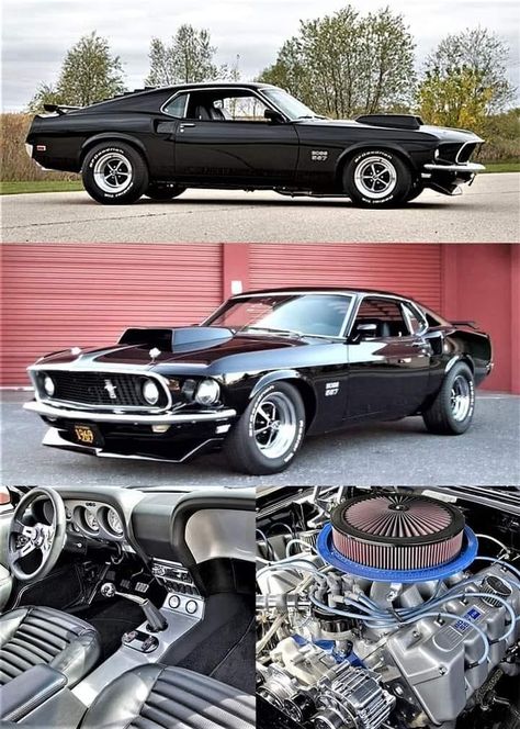 Cars Mustang, Boss 429, Muscle Cars Mustang, 1969 Ford Mustang, Plymouth Duster, Old Muscle Cars, Ford Mustang Boss, Auto Retro, Mustang Ii