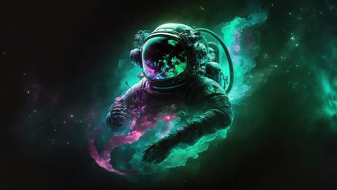 Iphone Wallpaper Astronaut, Wallpaper Astronaut, Surfing Wallpaper, Space Art Wallpaper, Macbook Aesthetic, Active Wallpaper, Nebula Wallpaper, Astronaut Wallpaper, Galaxies Wallpaper