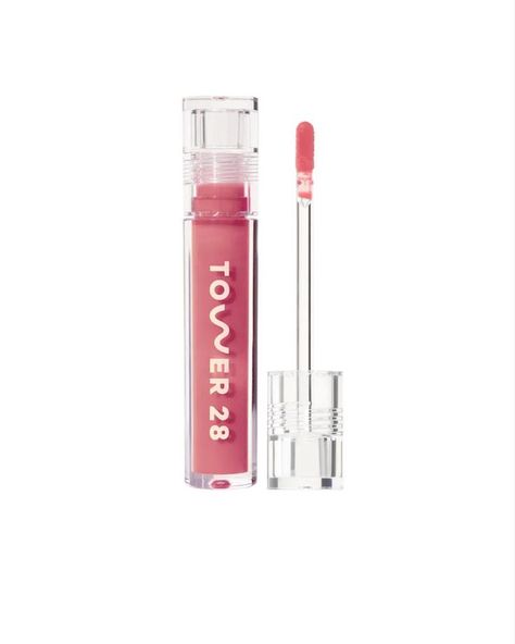 Tower 28 Lip Gloss, Best Lip Glosses, Preppy Makeup, Tower 28, Best Lip Gloss, Makeup Bag Essentials, Makeup List, Makeup Needs, Shimmer And Shine