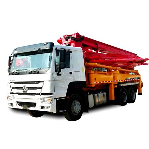 6×4 Sinotruk Howo 35m telescopic boom concrete pump truck Fuel Truck, Mixer Truck, Concrete Mixers, Hydraulic Pump, Garbage Truck, Low Pressure, Hydraulic Systems, Tow Truck, Ancient Architecture