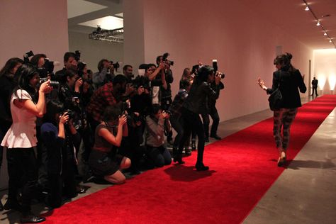 Dubbed "Paparazzi," the installation at the entrance of Performa's opening-night benefit put a swarm of 45 fake photographers on a... Fake Paparazzi, Famous Vision Board, Jazz Party, Inflatable Rentals, Outdoor Movie Screen, Bounce House Rentals, Prom Theme, Event Experience, Paparazzi Photos