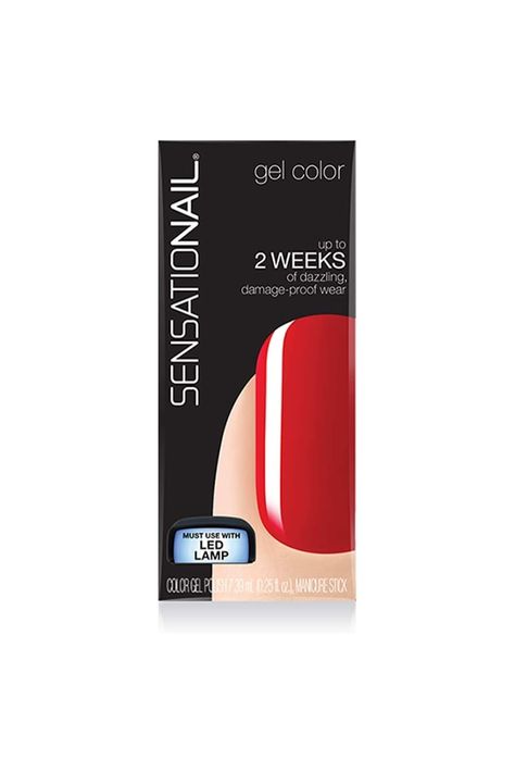 SensatioNail by Nailene Color Gel Polish, Scarlet Red, .25 fl oz by Jubujub Gel Color, Gel Polish, Scarlet, Nail Polish, Fashion Accessories, Nails, Health, Red, Color