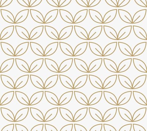 Geometric floral leaf ornament line seam... | Premium Vector #Freepik #vector #seamless #carpet-design #textile-pattern #pattern Geometric Leaf Pattern, Eco Luxury, Leaf Ornament, Islamic Art Pattern, Textile Pattern, Design Textile, Islamic Pattern, Card Collection, Carpet Design