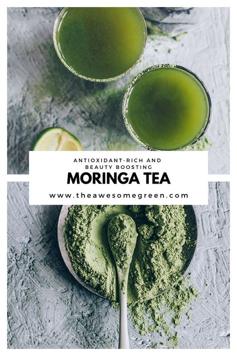 Beauty Boosting Moringa Tea #detox #moringa #naturalbeauty Pascal Wallpaper, Spirulina Recipes, Superfood Smoothie Bowl, Moringa Recipes, Moringa Tea, Moringa Benefits, Moringa Seeds, Yummy Green Smoothie, Moringa Tree